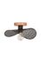 Plafonnier E27 Honu noir 15W - COREP