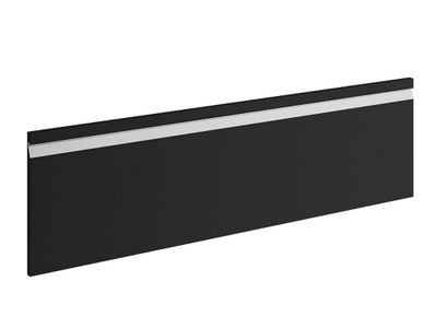 Façade tiroir avec poignée intégrée pour meuble de cuisine Ibiza noir mat 35 x 120 cm OFITRES