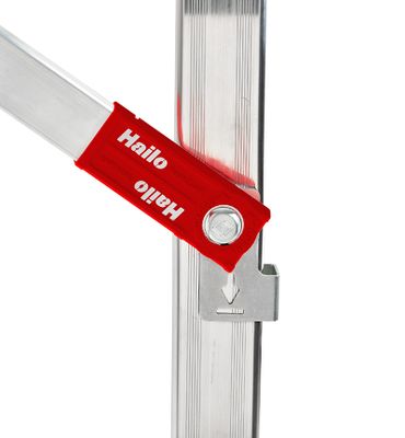 Echafaudage roulant pour escalier Fast & Lock 5 - 2,40 /  4,40 m aluminium - HAILO