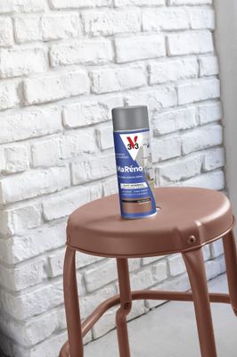 Peinture de rénovation multi- V33supports MaRéno argile rouge finition satinée 400 mL - V33