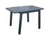 Table de jardin à rallonge ELISE aluminium/verre gris 80 x 140 cm - PROLOISIRS