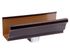 Naissance latérale aluminium marron 60 x 80 mm pour gouttière EDILIANS