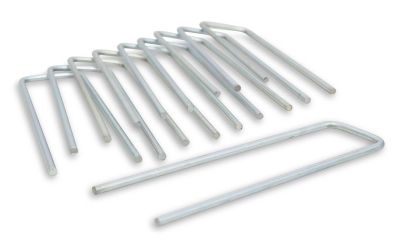 Agrafes métalliques pour fixation au sol 4 x 14 cm x10 - WINDHAGER