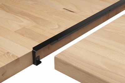 Profil de jonction d'angle bord droit 38mm noir SPTD