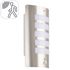 Applique extérieur E27 détecteur de mouvements Harbour nickel brossé IP44 20W - COREP