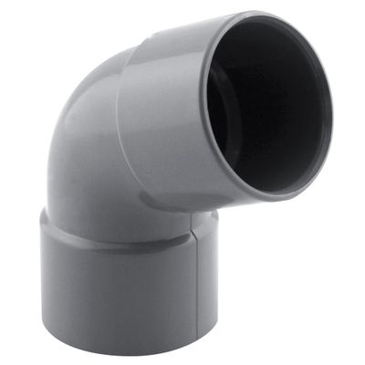 Coude PVC évacuation 67° femelle/femelle Ø32 - FITT