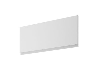 Porte transversale avec poignée intégrée pour meuble haut de cuisine Mallorca blanc mat 35 x 80 cm OFITRES