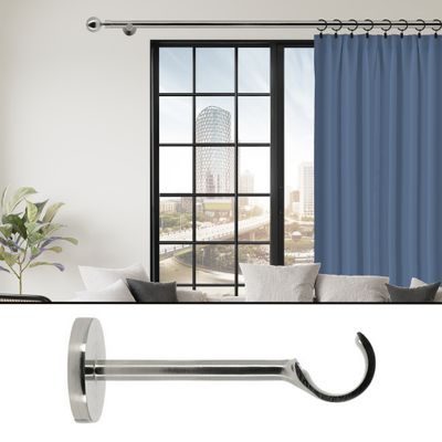 Support ouvert en métal 120 mm diam 28 mm Finition Chromé - MOBOIS