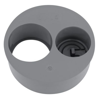 Tampon de réduction PVC évacuation double operculé Ø100x50/40 - FITT