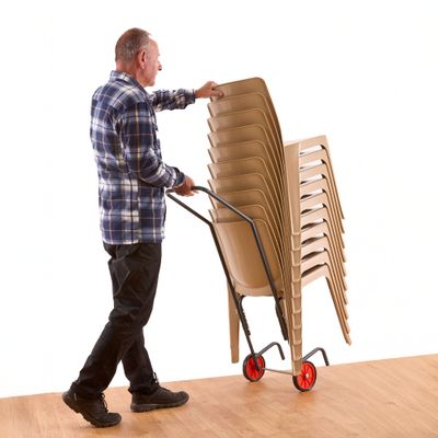 Diable de transport de chaises empilables MOTTEZ