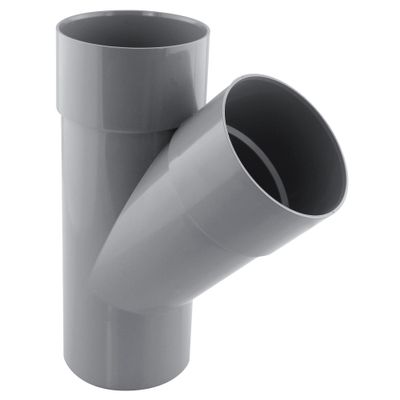 Culotte PVC évacuation 45° mâle/femelle Ø80 - FITT