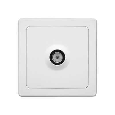 Prise TV en saillie Blok blanc - DEBFLEX