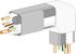 Coude plat 90° pour goulotte clim - AUTOGYRE