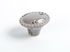 Bouton de meuble ovale gris  porcelaine 42 x 32 mm REI