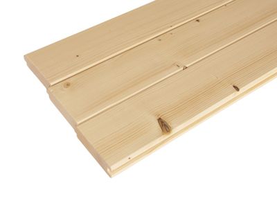 Lame à volet sapin Bois du Nord rabotée choix A/B - Ép.27 x l.90 mm - L.2.38 m - HENRY TIMBER