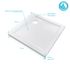 Receveur de douche 70x70 cm acrylique blanc Pure 2 - AURLANE