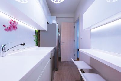 Ruban LED COB 5m prêt à l'emploi lumière du jour avec interrupteur 24W 12V GEFOM