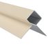 Profilé d'angle sortant alu bardage Hardie Plank sable - longueur 3000 mm - JAMES HARDIE