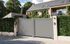 Portail battant aluminium LEO l.3,50 x H.1,75 m gris  - PREFALU