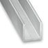 Profilé U aluminium brut 15 x 15 x 15 x 1,5 mm intérieur 12 mm 2 m CQFD