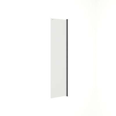 Déflecteur pivotant 40x200 cm profilé noir verre transparent 8 mm Signature - OCEA