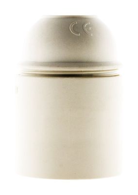 Douille électrique E27 plastique blanc - ZENITECH