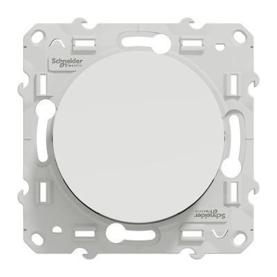 Bouton poussoir avec témoin lumineux blanc - Odace 2011 SCHNEIDER ELECTRIC