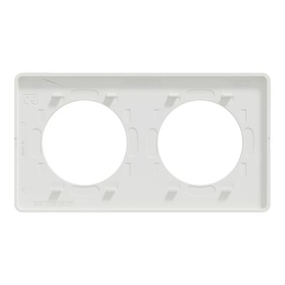 Plaque de finition 2 postes bois clair nordique - Odace 2011 Touch SCHNEIDER ELECTRIC