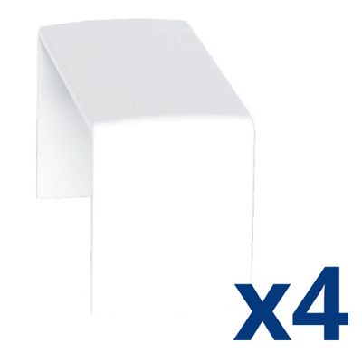 Tés pour moulure 10X20mm blanc par 4 - DEDRA