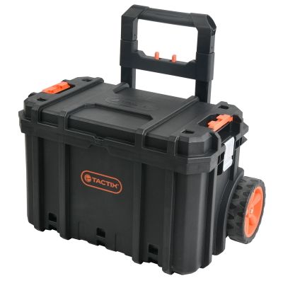 Servante de chantier coffre avec 3 modules empilables TACTIX