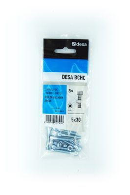 Boulon métaux CHC 5 x 30 mm par 8 DESA
