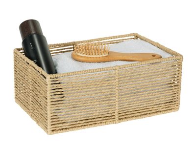 Corbeille de salle de bains beige Meria M - WENKO