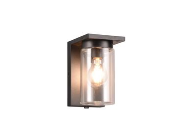 Applique extérieur E27 détecteur crépusculaire Ardila noir IP44 40W - TRIO