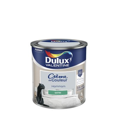 Peinture Crème de Couleur Hammam satin 500 ml - DULUX VALENTINE