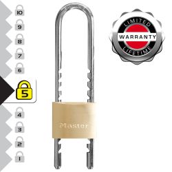 Cadenas Haute Sécurité En Laiton Poli - 50 Mm Avec 4 Clés - Marque YANKUIRUI