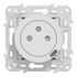 Prise affleurante 2 pôles + terre et prise USB C blanc - Odace 2011 SCHNEIDER ELECTRIC