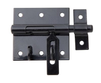 Verrou box cadenas diamètre 10 mm noir - ALBERTS