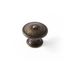 Bouton de meuble rond vieux laiton diamètre 30 mm REI
