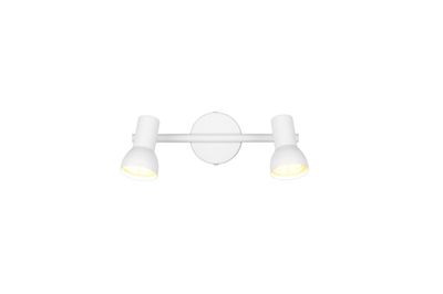 Réglette 2 spots GU10 Cantar blanc 2x5W - REALITY
