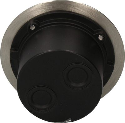 Spot encastrable solaire LED détecteur crépusculaire Patio acier IP67 20 lumens blanc chaud - ARLUX