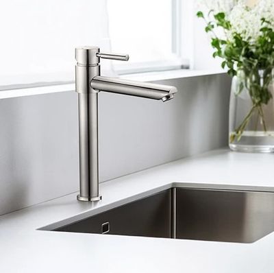 Robinet de cuisine rabattable Chrome Doverscope - EDOUARD ROUSSEAU