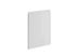 Porte avec poignée intégrée pour meuble de cuisine Glossy blanc brillant 56 x 40 cm OFITRES