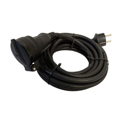 Rallonge électrique de chantier IP44 3m 3G1,5 noir - NEXANS