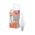 Ampoule LED E14 flamme dépolie variable 6.5W=806 lumens blanc chaud OSRAM