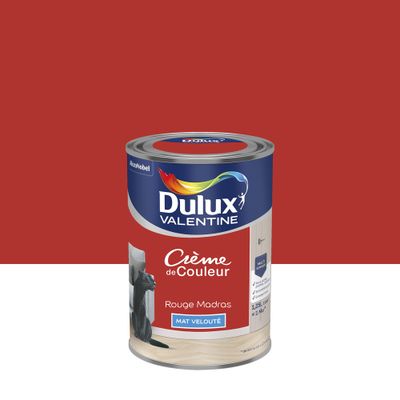 Peinture crème de couleur Rouge Madras Mat 1,25 L - DULUX VALENTINE