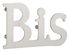 Lettre Bis à visser hauteur 80 mm inoxTHIRARD