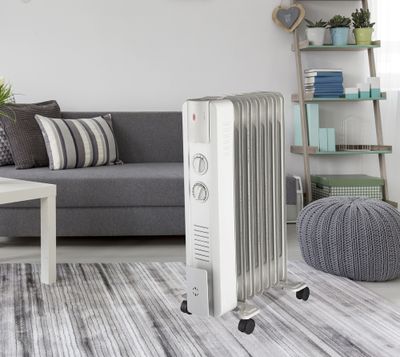 Radiateur électrique mobile bain d'huile 2500 W YPSOS