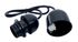 Monture plastique E27 pour suspension noir - GEFOM