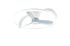 Ventilateur de plafond design avec lumière LED + télécommande Blanc Ø90cm - Stockholm REALITY