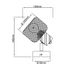 Spot GIADA E14 28W blanc et bois - BRILLIANT
